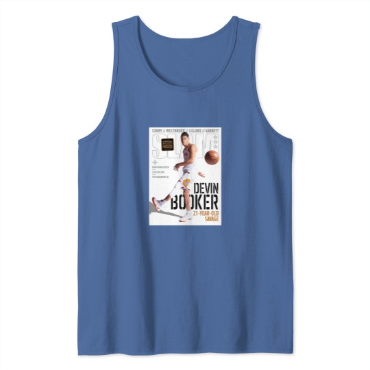 Discover Devin Booker SLAM Poster Tank Tops, Devin Booker Magazine Tank Tops