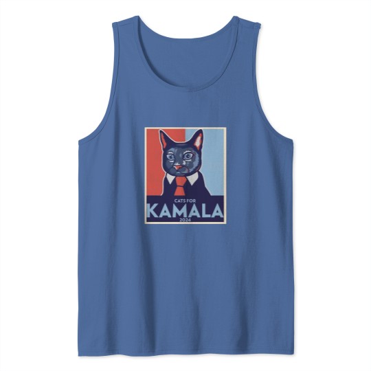 Discover Cats for Kamala 2024 Unisex Tank Tops