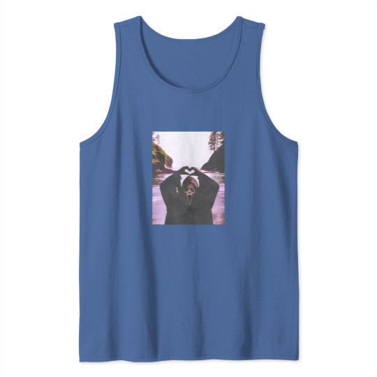 Discover Scream Halloween Heart Hands Tank Tops