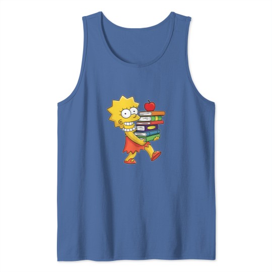 Discover The Simpsons Lisa Simpson Saxophone Tank Tops