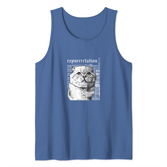 Discover Vintage Reputation Cat Tank Tops, Reputation Karma Tank Tops