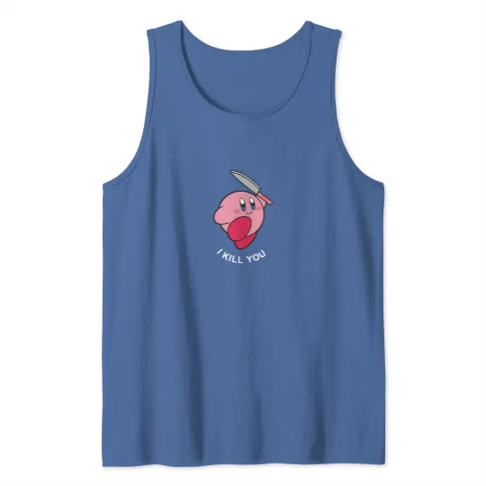 Discover Kirby I Kill You Embroidered Tank Tops