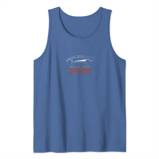 Discover Cybertruck Built For Mars Graphic  teslas Cybertruck Tank Tops
