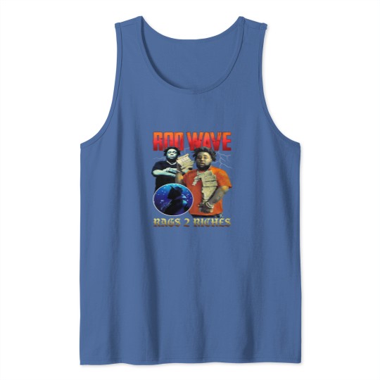 Discover Rod Wave Rags 2 Riches Tank Tops Cotton For men Women All Size S-5XL