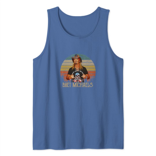 Discover New Popular Bret Michaels Vintage Gift For Fans Tank Tops