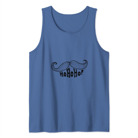 Discover Christmas Decor Santas Mustache And Word HOHOHO Tank Tops