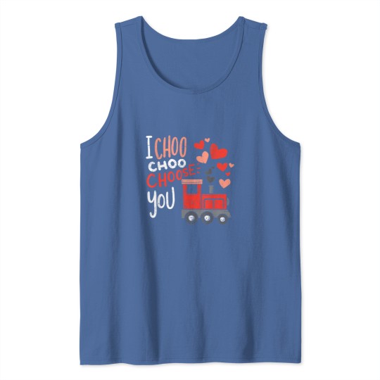 Discover I Choo Choo Choose You Valentines Day Train Toddler Boy Tank Tops