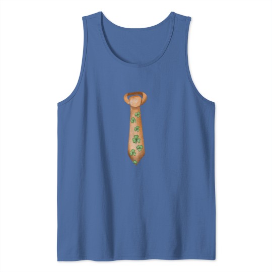 Discover Watercolor Necktie Painting Clip Art St Patricks Illustration Tank Tops