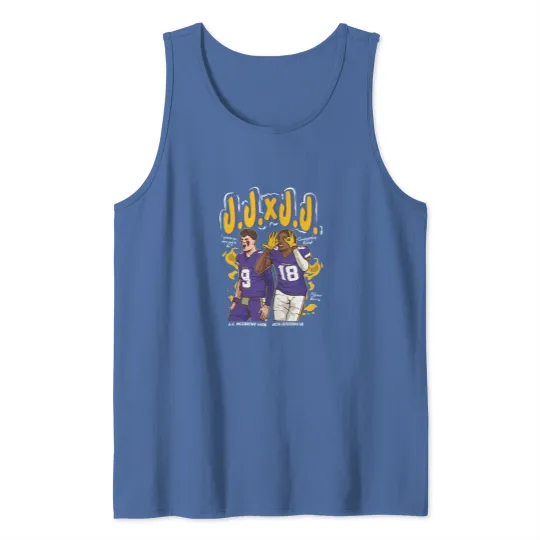 Discover Heavyweight Justin Jefferson x J.J. McCarthy "Championship Mindset" Crewneck Tank Tops