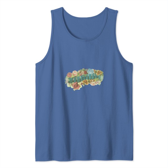 Discover Wonderland floral Tank Tops