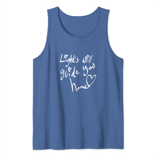Discover Cold Play Lights Will Guide You Home Tank Tops Heart Love Fix you Lyrics 2025 tour Tank Tops