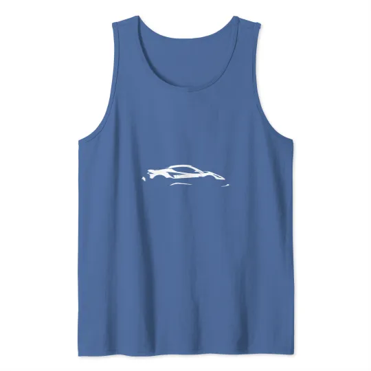 Discover Lotus Emira Silhouette white Tank Tops