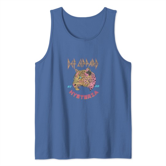 Discover Vintage 80's Rock Band Tank Tops Tank Tops Leppard  Tank Tops Rock and Roll Leopard