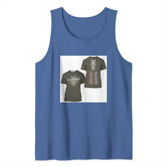 Discover Disturbed 25th Anniversary Tour The Sickness 3D Tank Tops