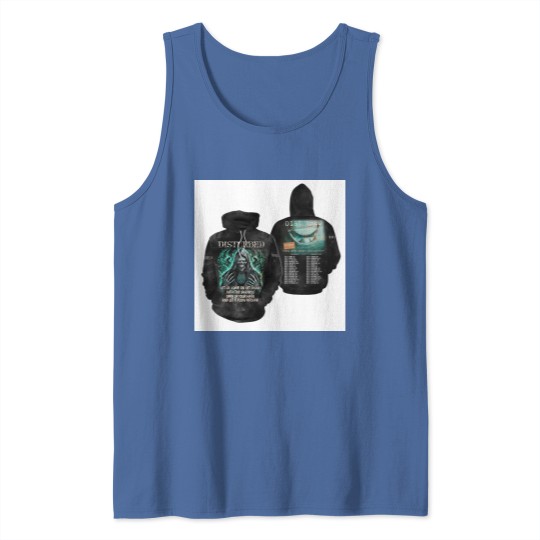 Discover Disturbed 2025 Tour Date 3D Printed Tank Tops, Unisex All Size
