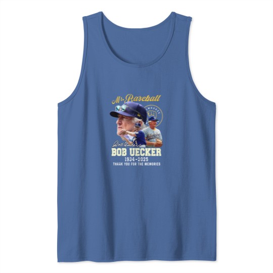 Discover Bob Uecker Mr. Baseball 1934-2025 Thank You - Bob Uecker Mr Baseball 1934 2025 - Tank Tops