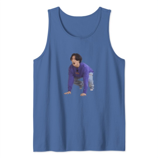 Discover Jungkook Sticker Meme Tank Tops