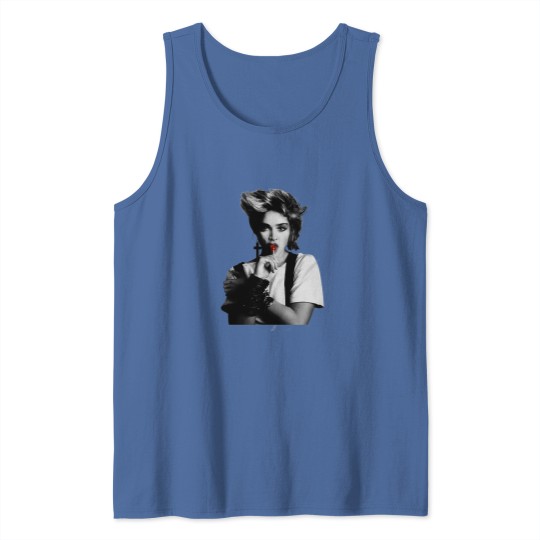 Discover Cool Madonna Lollipop Tour Cotton White Tank Tops