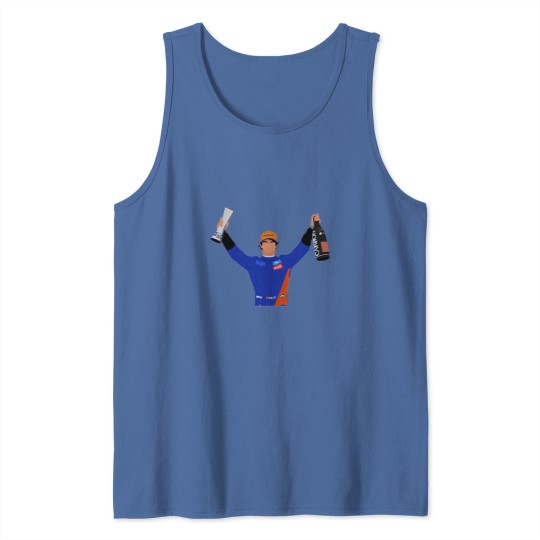 Discover Carlos Sainz celebrating his P3 at the 2019 Brazilian Grand Prix podium Tank Tops