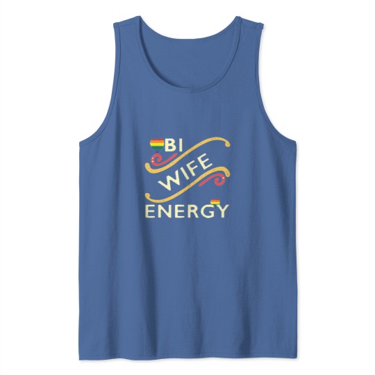 Discover bi wife energy pride flags LGBT Month Tank Tops