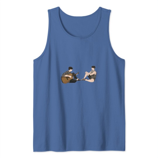 Discover Bad Buddy PatPran ep 3 hallway minimalist no bg Tank Tops