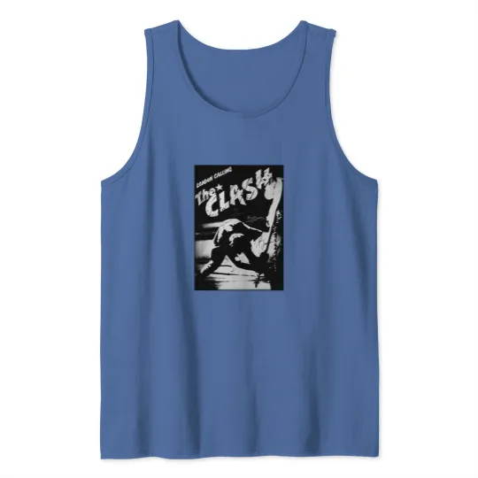 Discover The Clash Tank Tops, London Calling Clash Vintage Unisex Tank Tops
