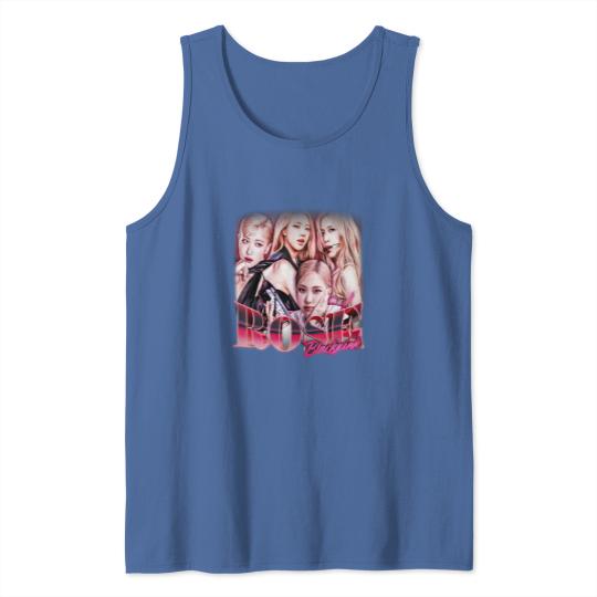 Discover Rose Kpop Tank Tops, Blackpink Tank Tops, Rose