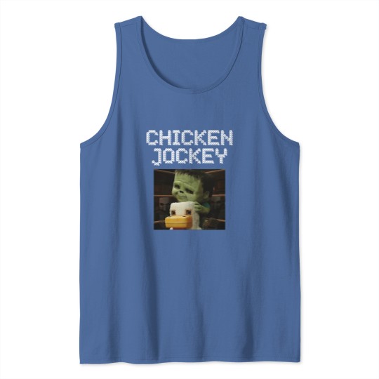 Discover chicken jockey minecraft - Chicken Jockey Minecraft 2025 - Tank Tops