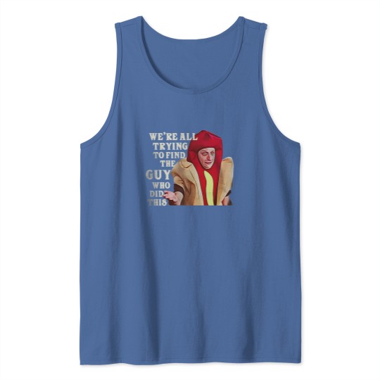 Discover I Think You Should Leave Tim Robinson Hot Dog Tank Tops, ITYSL Hot Dog Suit Tank Tops
