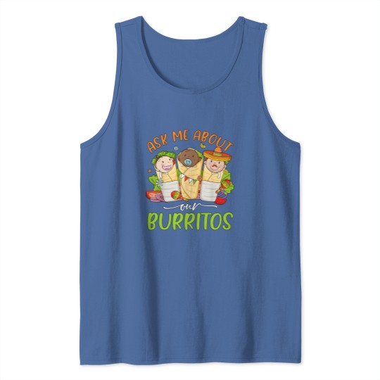 Discover Ask Me About Our Burritos Tank Tops, Mexico NICU Nurse Tank Tops, Nicu Cinco De Mayo Tank Tops
