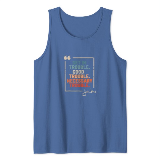 Discover Get in Good Necessary Trouble John Lewis Tank Tops