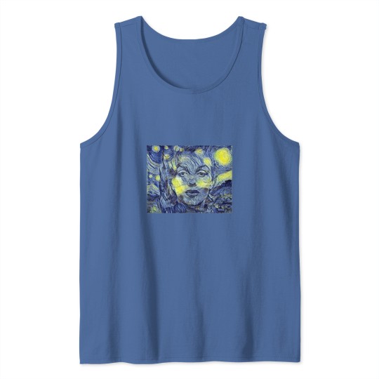 Discover Marilyn Monroe on a Starry Night  Modern Vintage Tank Tops