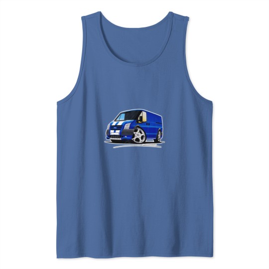 Discover Transit Sportvan Blue Tank Tops