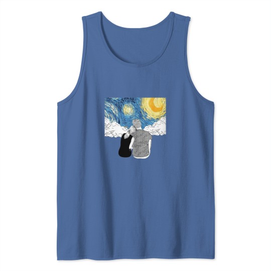 Discover Love-In-A-Starry-Night-Van-GoghFunny-Gift-For-Van-Gogh-Lovers-And-Fine-Art-Lovers Tank Tops