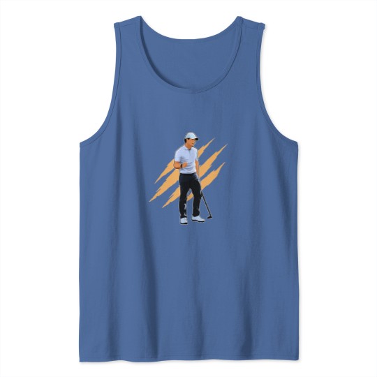 Discover Rory McIlroy Celebrate Birdie Putt 1 Claw Tank Tops