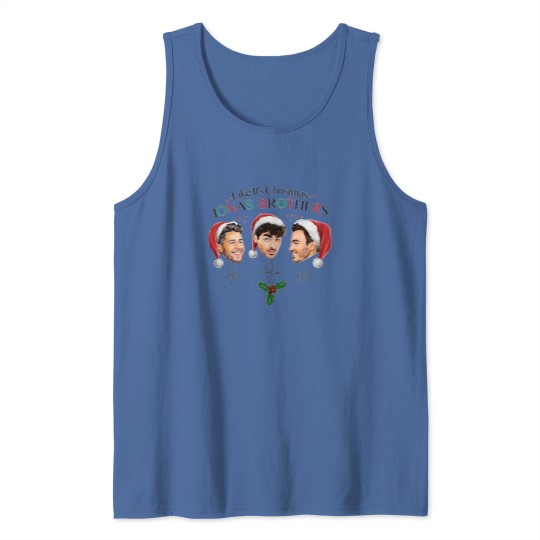 Discover Like It's Christmas Jonas Brothers Tank Tops, Jonas Brothers Unisex Tank Tops
