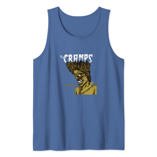 Discover The Cramps Unisex Tank Tops: Bad Music For Bad People (Black)