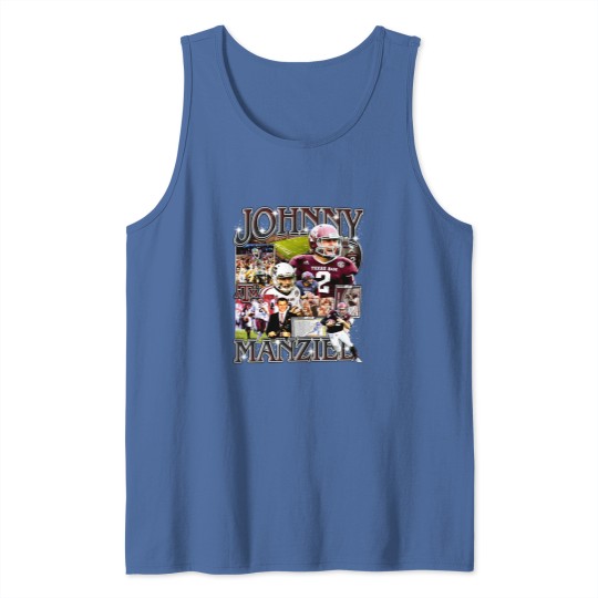Discover Johnny Manziel Vintage Style Bootleg Tank Tops, Johnny Manziel Tank Tops