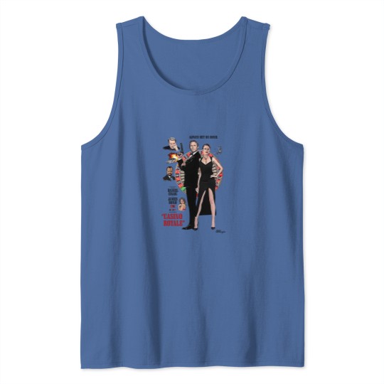 Discover James Bond Casino Royale V1 Natural Vintage Tank Tops