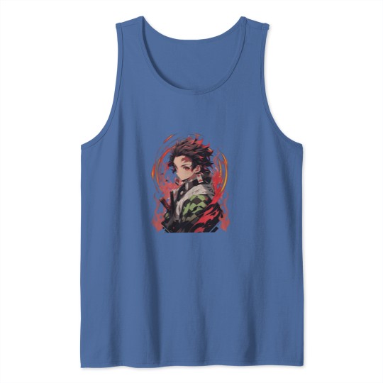 Discover Anime Tank Tops, Tanjirou Tank Tops, Anime Lovers Tank Tops