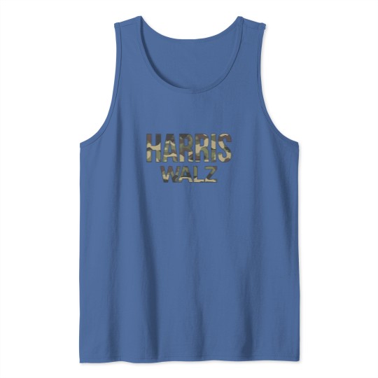 Discover Kamala Harris Walz Election 2024 Tank Tops, Camouflage, Hunters white