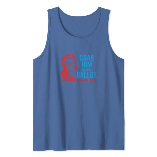 Discover Grab Him By The Ballot Kamala 2024 Funny Harris Election Tank Tops