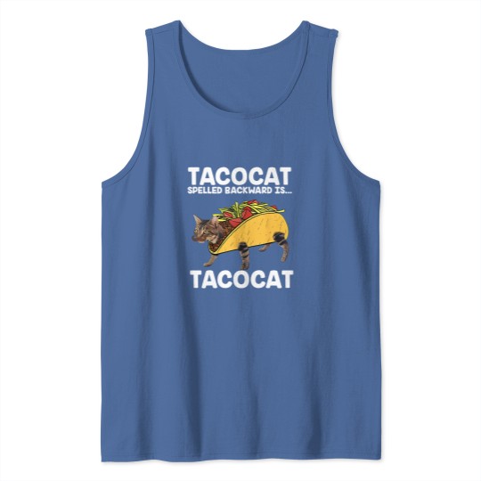 Discover Funny Taco Cat Vintage Tank Tops
