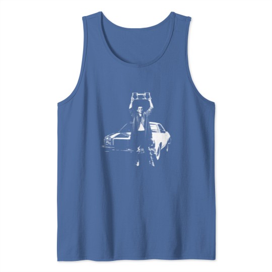 Discover Say Anything - The White Stencil Tank Tops