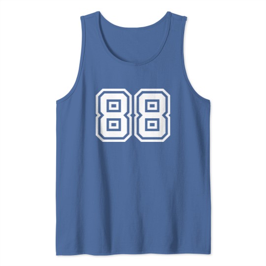Discover 88 Number symbol Tank Tops