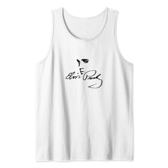 Discover Vintage Elvis Tank Top - Elvis Presley Gift