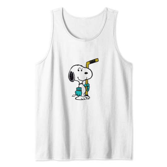 Discover Snoopy Ice Hockey Tank Tops
