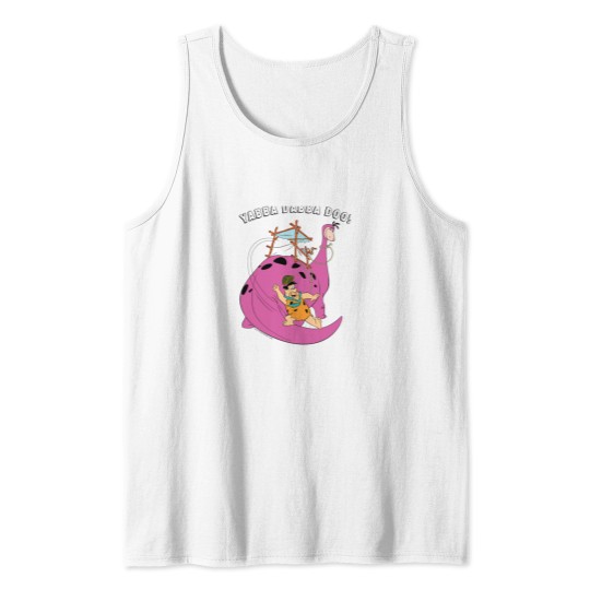 Discover The Flintstones | Fred Sliding Down Tail Tank Tops