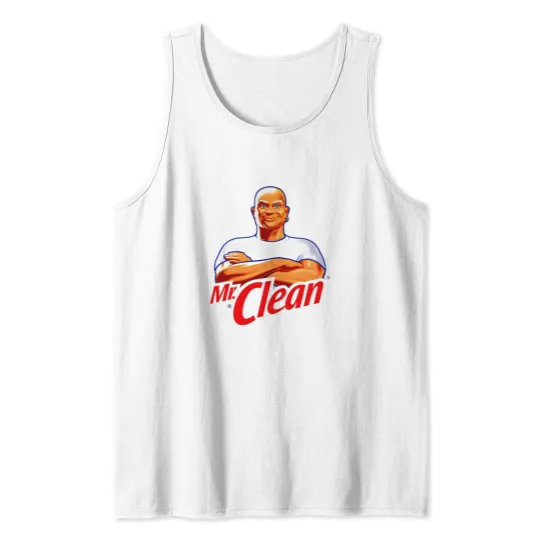 Discover Mr Clean Logo Cleaning Product Fan Tank Tops