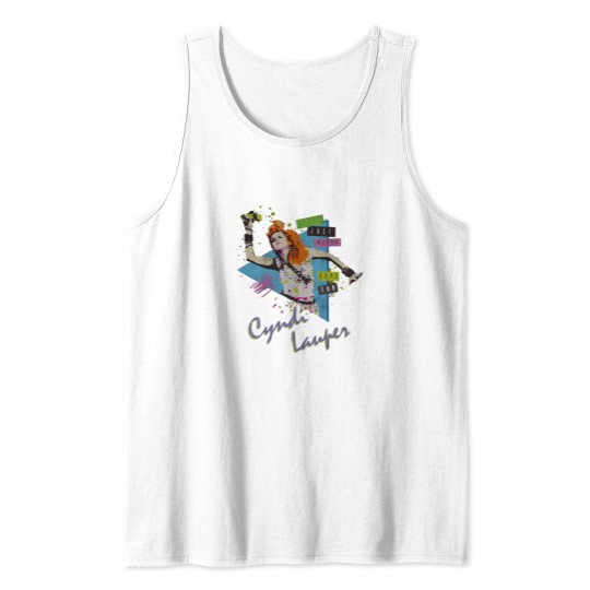 Discover Vintage Cyndi Lauper Girls Just Wanna Have Fun Tank Tops 80S Music Tank Tops